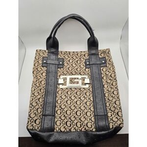 Vintage Guess Monogram Tote | Y2K Mob Wife Core